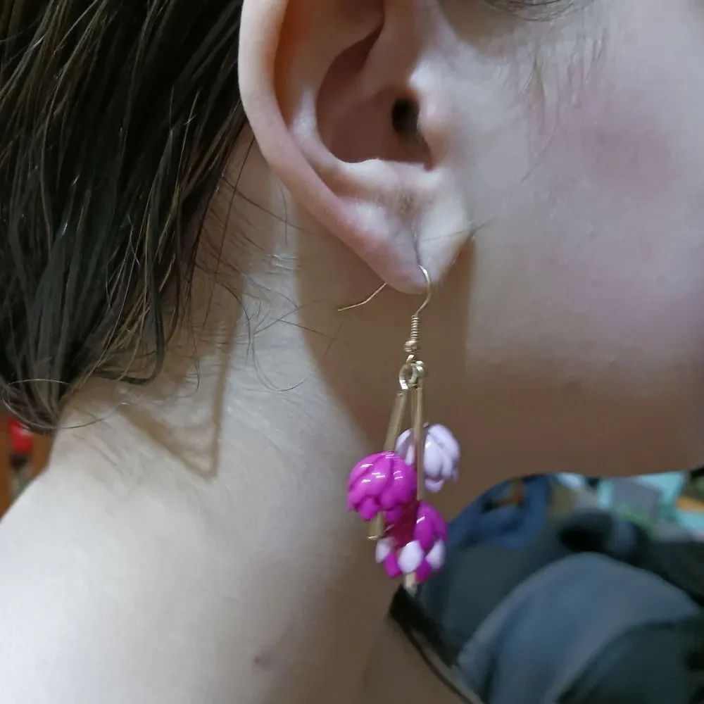 Flower Drop Earrings